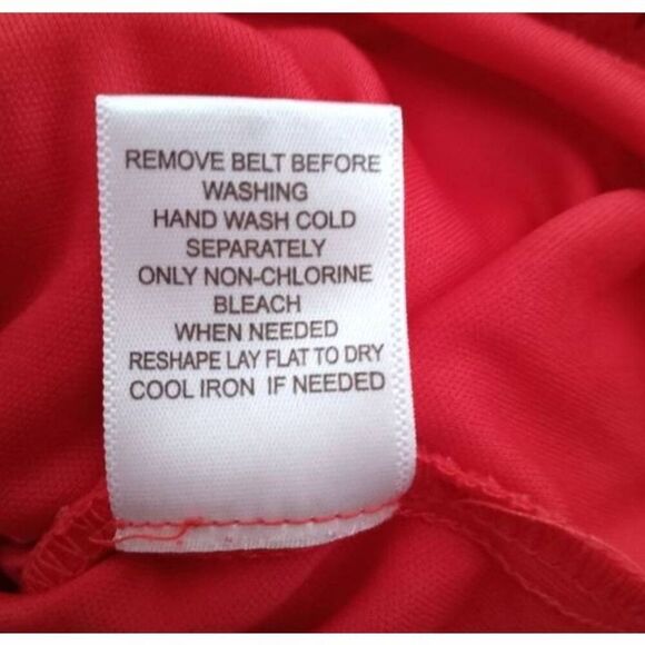 TRIXXI CORAL LACE STRAPLESS HI-LO DRESS SZ.M EUC. - Picture 8 of 8